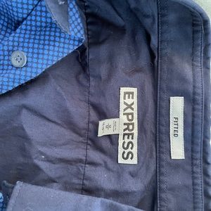 Mens express button up shirt